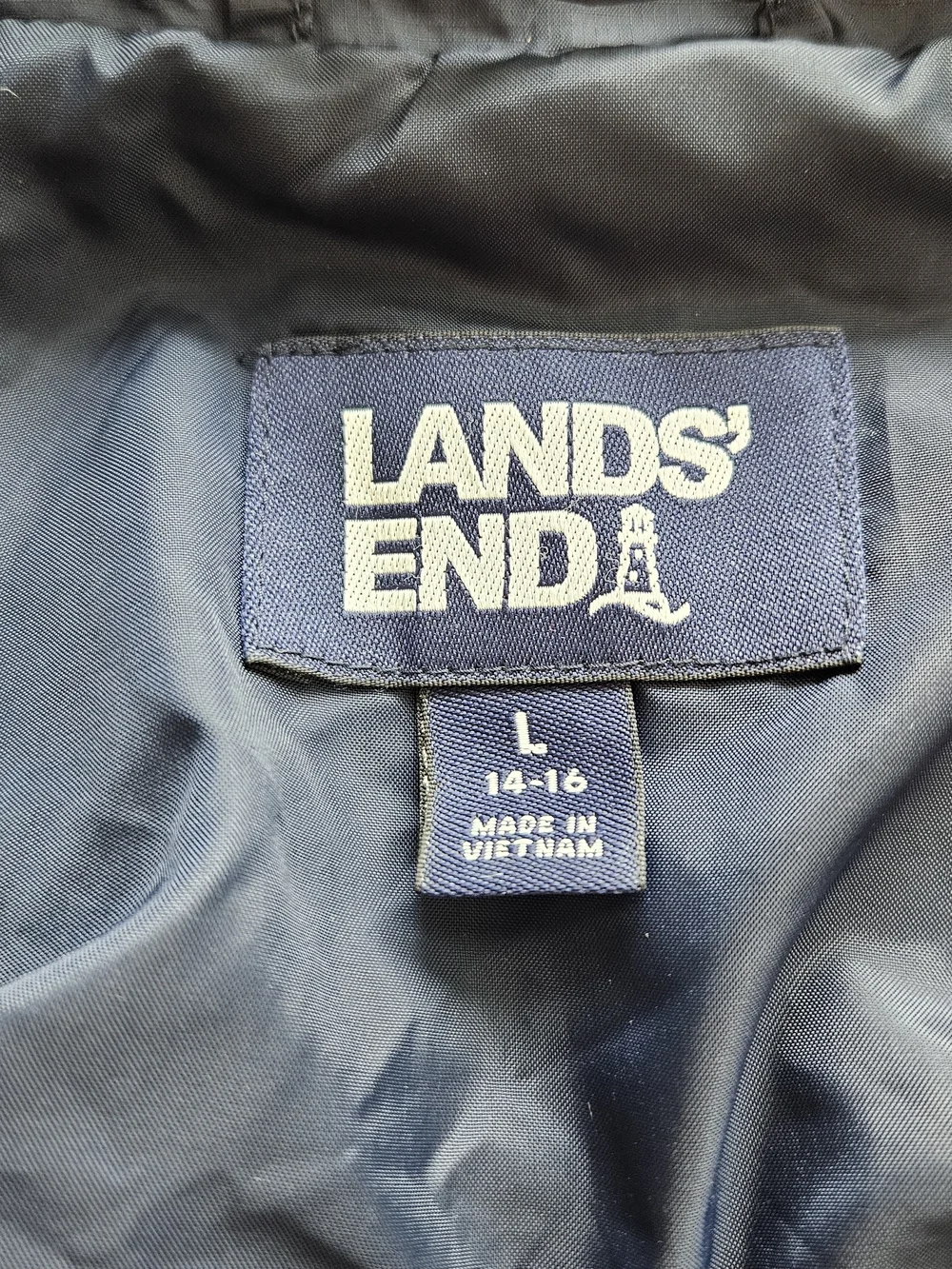 Lands' End Kids Hooded Winter Parka - Teal/Blue